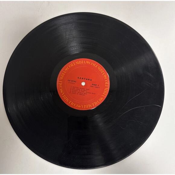 Santana Self Titled Debut Album LP 1969 Columbia CS 9781 Soul Sacrifice G/VG - Picture 4 of 5